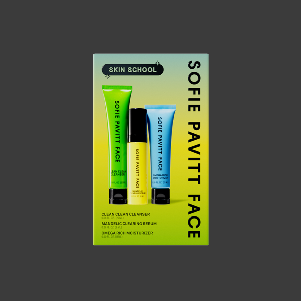 Sofie Pavitt Face - Skin School Set